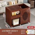 Movable tea table for home small tea table water kettle all-in-one tea cabinet tea cart kung fu tea set suit new chinoiserie coffee table