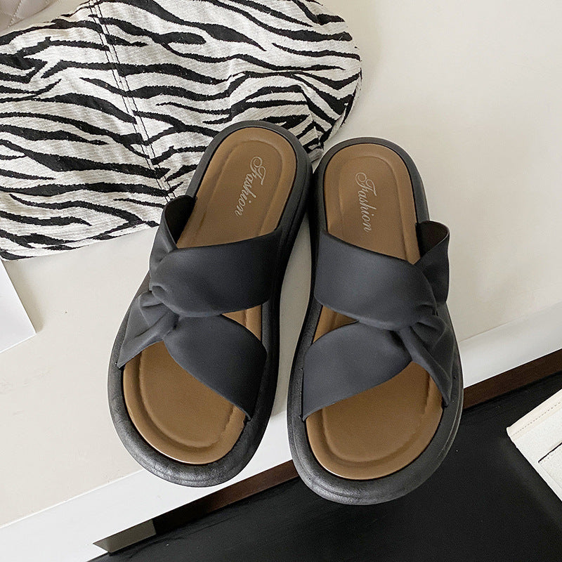 new hot-selling slippers for women, summer outdoor wear, fashionable non-slip flip-flops, fairy style cool slippers, cross-border hot-selling
