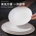 New melamine plates for commercial catering, pasta dishes, western-style steak plates, household dinner plates, high-end round plates, and flat plates