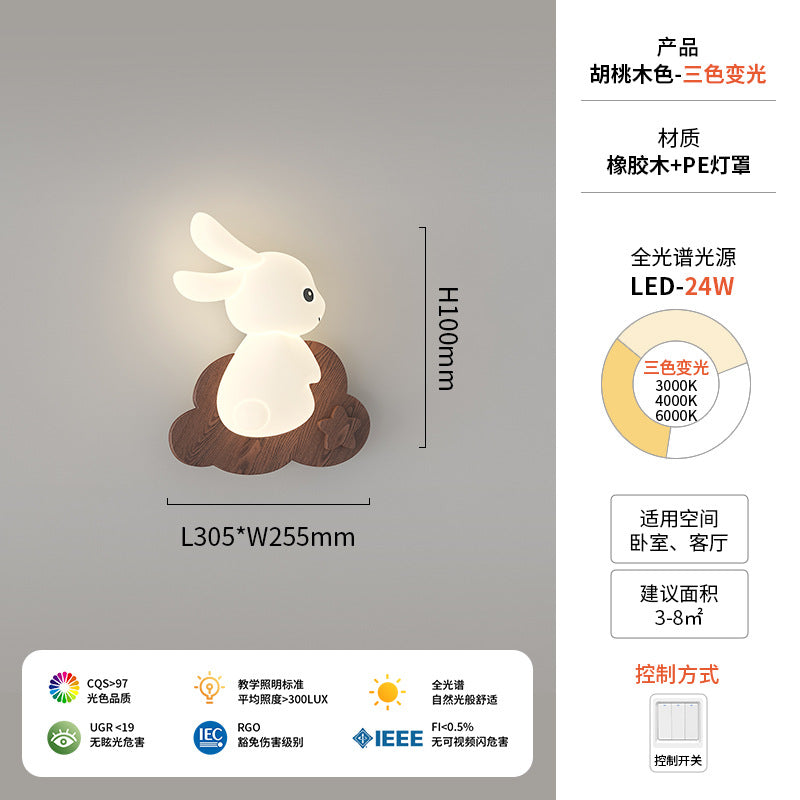 Walnut color star aisle light corridor entrance entrance balcony light full spectrum room rabbit wall light ceiling light
