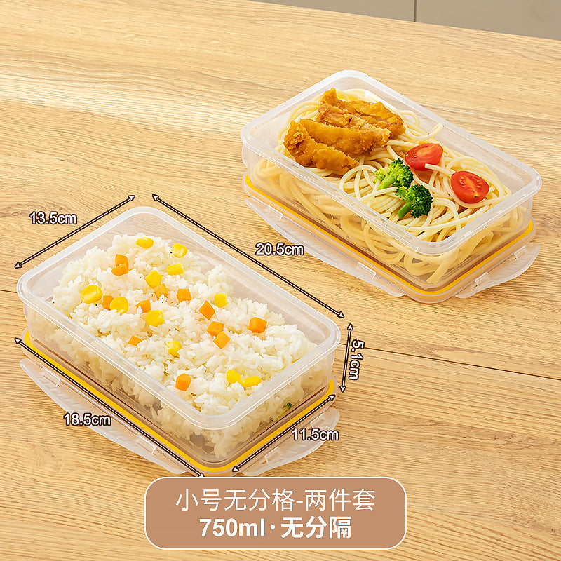 Office workers bring rice compartments, lunch boxes can be heated and sealed in microwave ovens, fresh-keeping boxes, food-grade plastic bento boxes