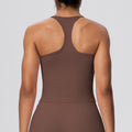 fashionpure color tight high elastic i-shaped back sports intimates running fitness yoga wear bra tops for women