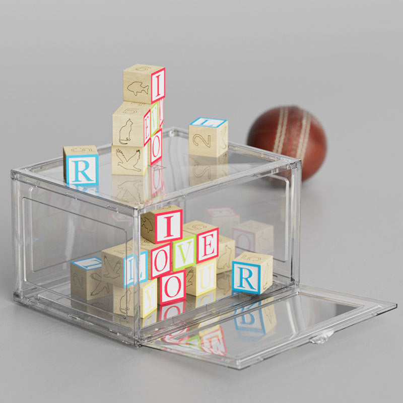 Shoes storage box Dustproof and moisture-proof sneakers ajPET transparent shoe box bag figure display blind box storage box