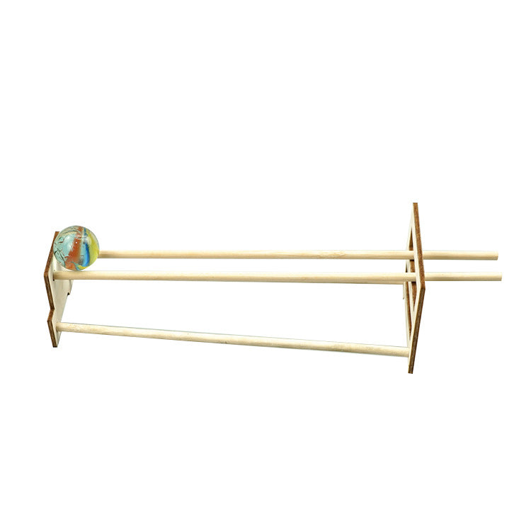 DIY double track strange slope primary school children wooden educational toys scientific experiment science and education model wholesale