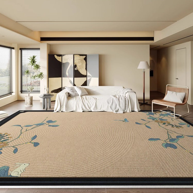 Living room carpet new chinoiserie thickened study soundproof floor mat bedroom bedside sofa coffee table blanket no-wash for home mat