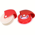 Multifunctional pastry cutting wheel pizza curling wheel roller knife manual twist wheel cutter baking tool cross-border