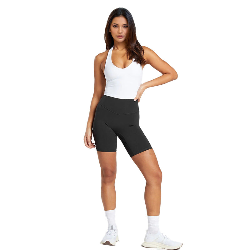 Naked bubble wrap push-up anti-sagging sling beautiful back fitness tops vest yoga bra halter sports intimates women