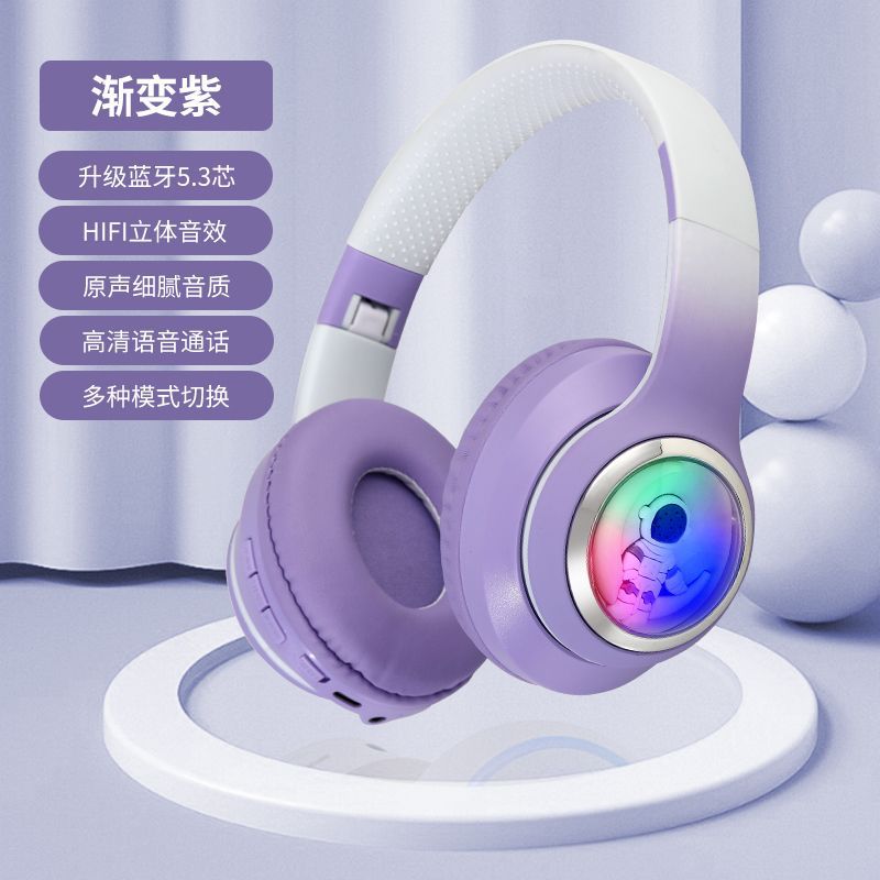 Bluetooth over-ear noise cancelling headphones - wireless headset for women, stylish design, high-quality audio, trendy fashion