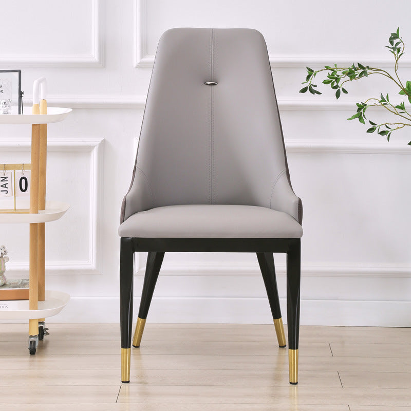 Modern minimalist dining chair italian light luxury chair negotiation backrest chair stool hotel home restaurant conference leisure chair