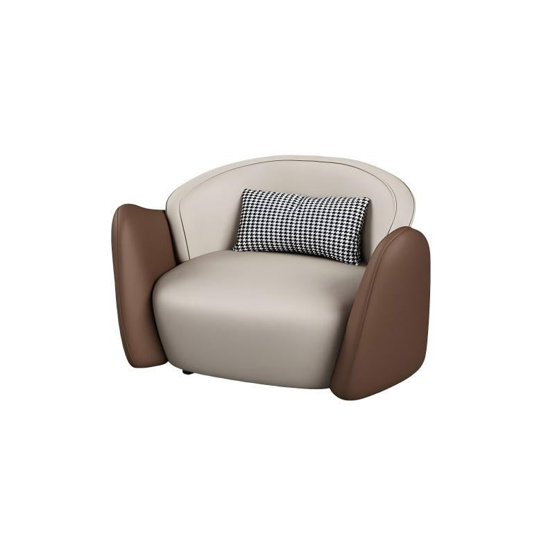 Modern minimalist curved sofa for sales centers, hotels, b&bs, beauty salons, vip lounges, reception areas, and negotiation zones
