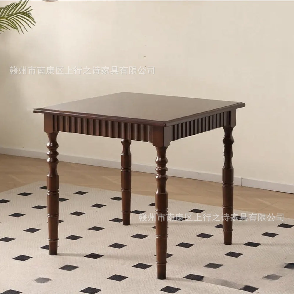 American vintage dining table and chair set, french style dining chairs, retro cafe table and chair set, complete commercial restaurant table and chair set