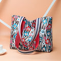 New arrival large capacity satchel bag fashioneasiest for matchprinting shoulder bag casualtrendy tote bag work clothingladieswear bag