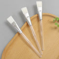 Adjustable facial mask brush, makeup brush, transparent rod, hollow rod, white brush, beauty length 165mm, concealer handy gadget