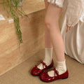 2026 spring new arrival fairy shoes round toe ballet flats bowsflats mary jane shoes doudou shoes low heel