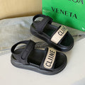 Trending chunky platform sandals for women - summer outerwear, perfect with skirts, high-end style, 2025 new french-inspired versatile roman sandals