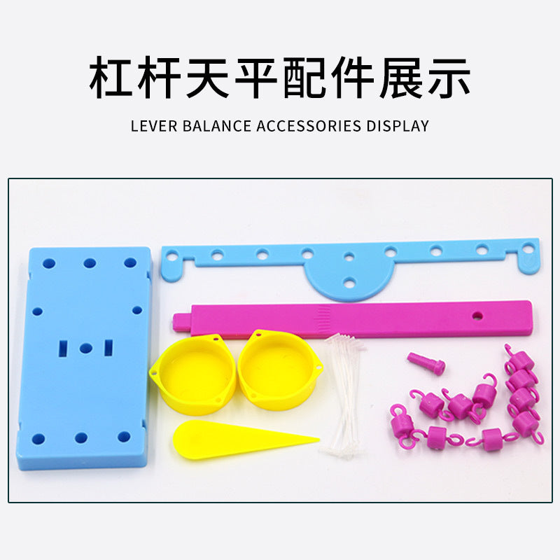 Processing Customized Science Small Experimental Balance Primary School Students Technology Small Production Educational Toys Material Package Source Factory