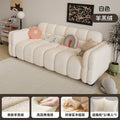 Marshmallow sofa living room new arrival small apartment casual fabric sofa double three person rental house b&b straight row sofa