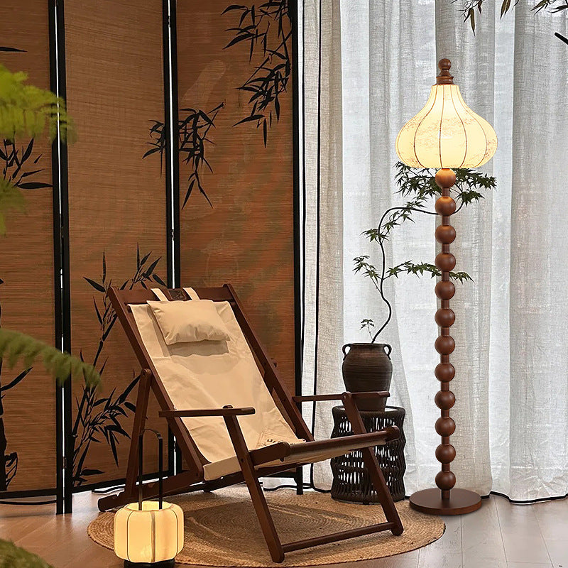 Used floor lamp, wabi-sabi style, for living room next to sofa, new chinese style, american retro, bedroom, french high-end ambiance lighting