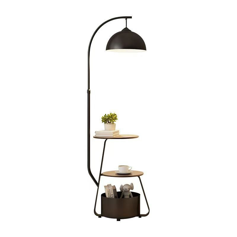 Nordic light luxury cream style living room sofa side table floor lamp bedroom bedside study storage chinoiserie vertical floor lamp