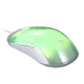 Xinmeng m368 ice crystal gaming mouse transparent rgb luminous 6d computer macro programming gaming office mouse