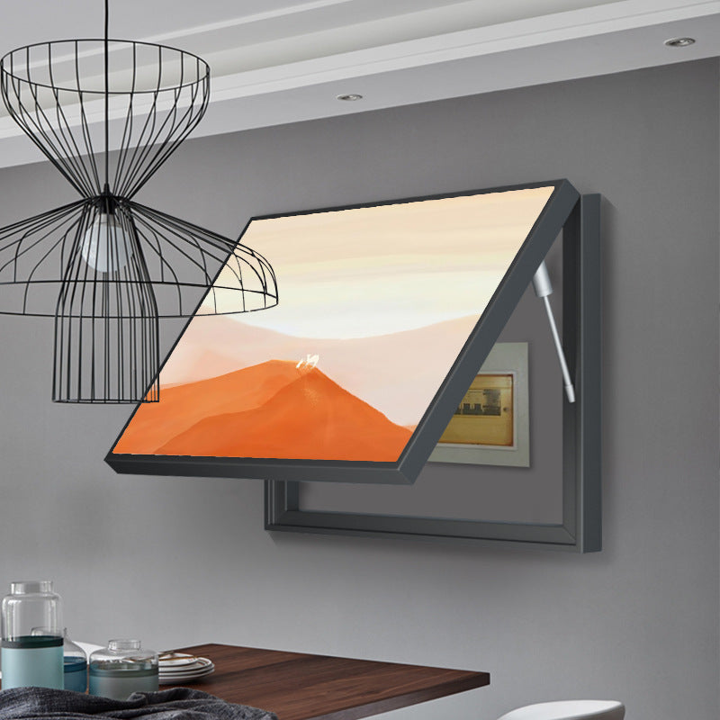 Nordic wind distribution box decorative painting modern abstract meter box decoration blocking restaurant electric switch box weak electric box hanging painting