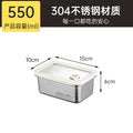 304 stainless steel food storage container - microwave safe, student-approved lunch box, airtight food container for fruits and bento boxes
