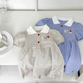 Girls' dress  new kids kt cat korean style cotton dress girl's plaid chic princess dress summer trendy