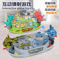 new arrival: desktop dinosaur two-player battle game - parent-child interactive combat, kids' ejection bead puzzle toy