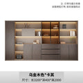 3.2m file cabinet (wenge wood + khaki)