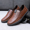 Spring/summer new arrivals: men's leather shoes - versatile korean & british style, trendy fashion, business shoes, slip-ons, casual shoes - dropshipping available