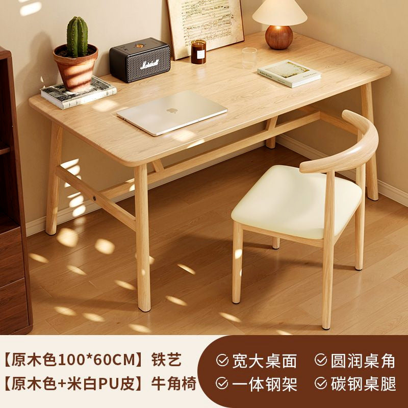Computer desk bedroom for home desk office table girl casual workbench rectangular simple rental house table and chair