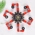 New arrival decompression fingertip mechanical gyroscope decompression finger gyroscope luminous gyroscope deformation cross-border toy douyin same style