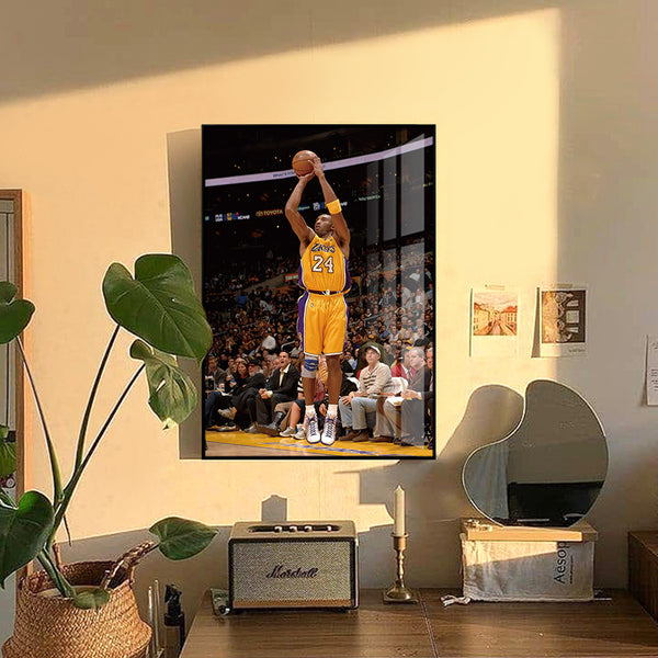 Kobe hanging painting Lakers NBA basketball stadium star poster Kobe black Mamba decorative painting dormitory bar wall painting