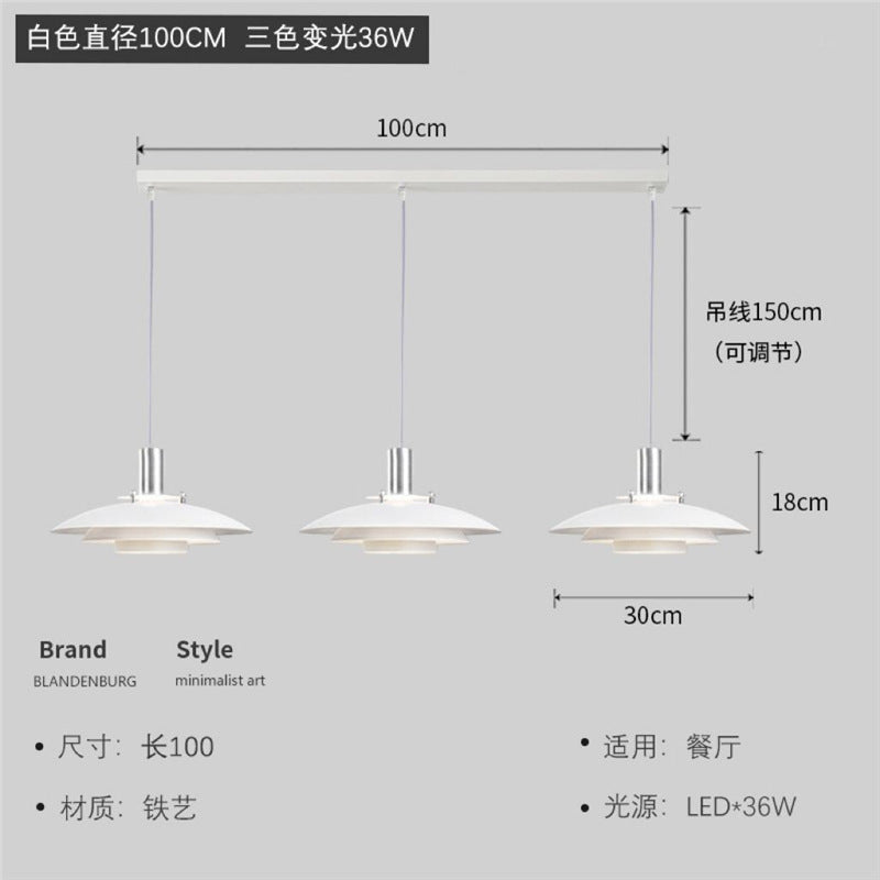 Restaurant pendant light danish ph5 ufo chandelier american light luxury dining room lighting fixture new creative unique dining room lamp