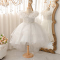 hot-selling girl's dress with train, princess dress, host, piano performance, birthday, classy, children's day performance clothing