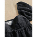 code new arrival original  women's elegance puff sleeve v neck shirt
