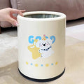 New arrival, good-looking, cute cartoon puppy trash can, home, creative bedroom, living room, bathroom storage bucket