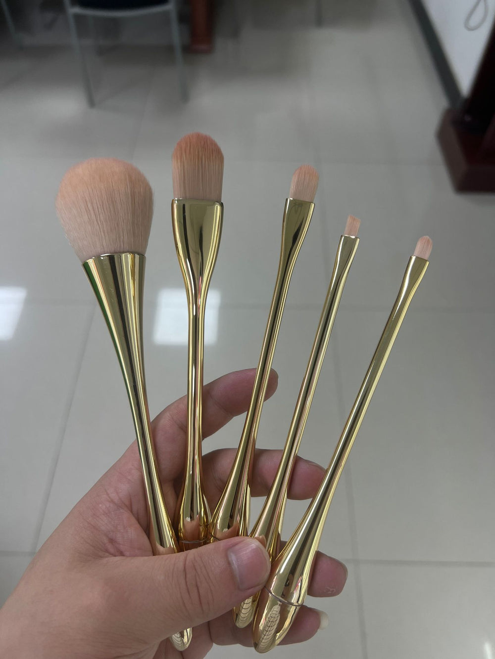 Sujilian xiaomanyao 10-piece set of complete makeup brushes, novice beauty tools, loose powder, blush brush, eye shadow makeup brush