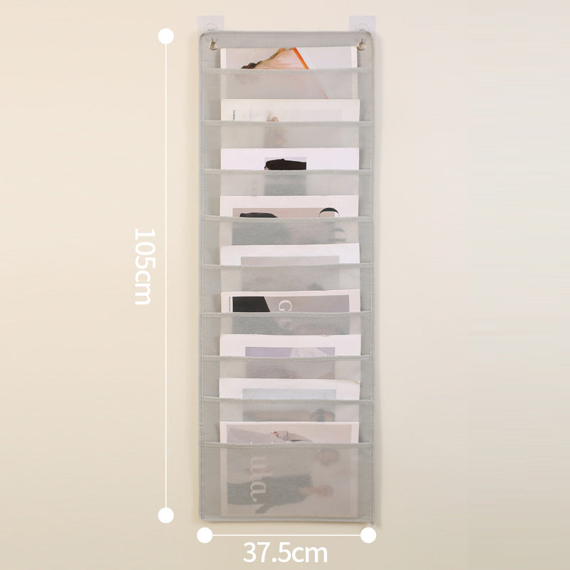 Office Stationery Magazine Storage Bag File Bag Classroom Student Books Hanging Book Bag Large Capacity Storage Hanging Bag