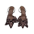 French-style open-back women's shoes, new trendy and versatile houndstooth half-toe sandals for summer 2025