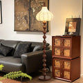 Used floor lamp, wabi-sabi style, for living room next to sofa, new chinese style, american retro, bedroom, french high-end ambiance lighting