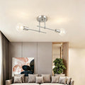 exclusive nordic light luxury double-head ceiling lamp multi-color geometric living room bedroom no main lamp export supply lamp