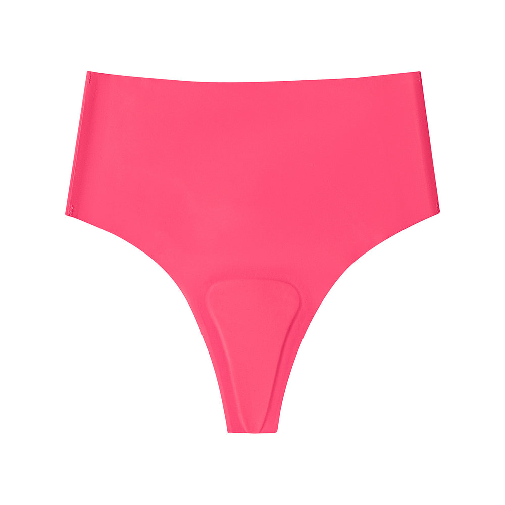 new arrival seamless ice silk plus size underwear sports yoga anti-embarrassment high waist comfortableplaid seamless underwear for women