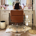 Home computer chair accessible luxurycasual office swivel chair plaid long sitting makeup chair study desk backrest dormitory chair