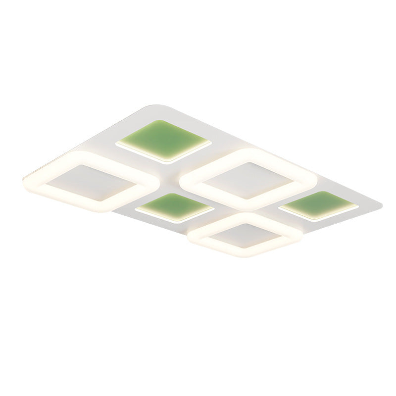 2025 new cream wind living room bedroom LED main light super bright lighting indoor lighting selection intelligent control package