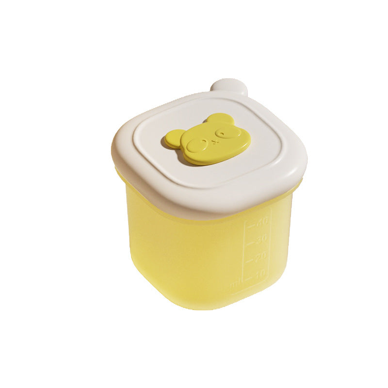 Complementary food frozen grid, baby complementary food box, separate storage, separate packaging, meat puree soup, baby silicone complementary food mold