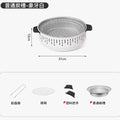 Outdoor camping style tea making stove, zibo charcoal barbecue stove, for home small multi-function smokeless barbecue grill heating stove