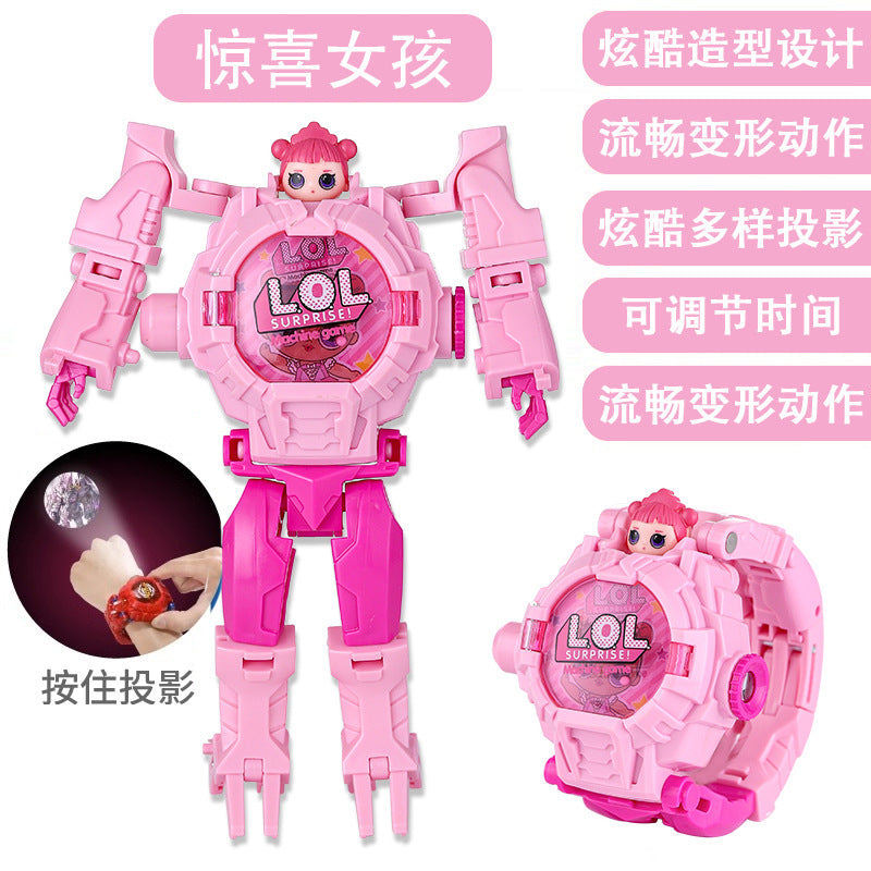 Ultraman zero watch - kids' edition: light-up projector, transforming toy, perfect gift for preschoolers and toddlers