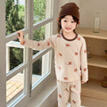 New children's home wear set: boneless, class a, pure cotton loungewear for baby boys and girls - autumn collection