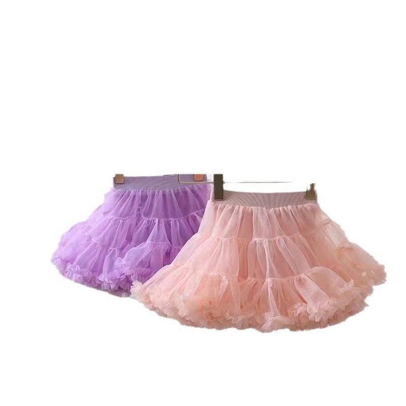 spring girls' tutu skirt - cute, fluffy, and mesh skirt